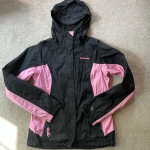 Columbia Women’s Omni Tech Rain Jacket, Breast Cancer Addition, Women’s M
